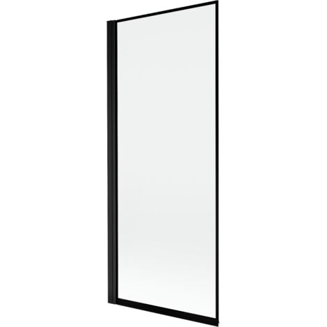 Mexen Mist paroi de douche 1-volet gauche 80 x 150 cm, cadre noir, noir - 8A9-080-001-70-70-L