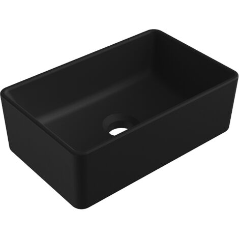 Mexen Nadia lavabo da appoggio 36 x 23 cm, nero opaco - 21613685