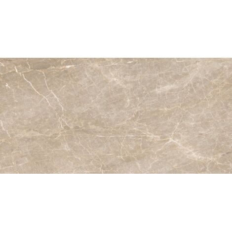 Mexen Nairobi Braunes Muster einer glasierten rekt. Gresfliese G1, Boden- und Wandfliese 120 x 60 cm, glänzend - TL160-01-S