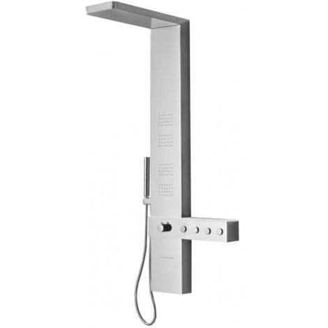 Mexen Natan panel de ducha con ca帽o, cromado - 7626-04-00