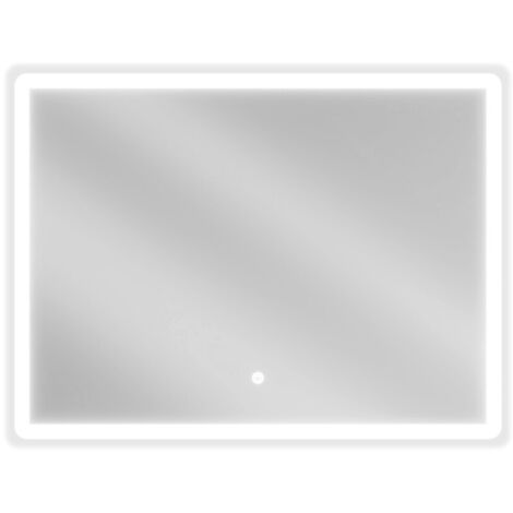 Mexen Navia specchio da bagno retroilluminato 80 x 60 cm, LED 6000K, anti-appannamento - 9803-080-060-611-00