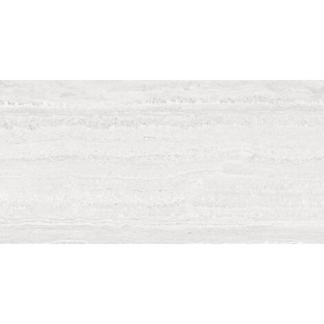 Mexen Neo Travertino Bianco grès émaillé rectifié G1, carreau sol-mur 120 x 60 cm, mat - TL302-120-060-08