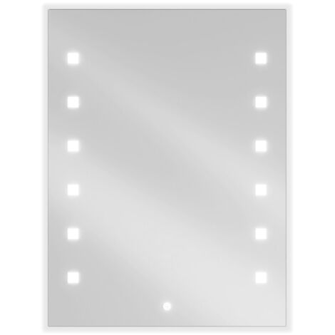 Mexen Ner specchio da bagno retroilluminato 60 x 80 cm, LED 6000K, antiappannamento - 9809-060-080-611-00