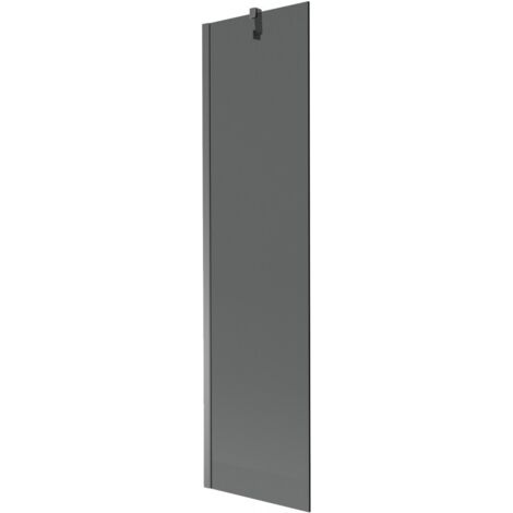 Mexen Next Badewannenfaltwand 1-flügelig 50 x 150 cm, Grafit, Gun Metal - 895-050-000-00-40-95