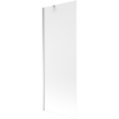 Mexen Next écran de baignoire à 1 ailette 70 x 150 cm, Gelée, Chrome - 895-070-000-00-30-01