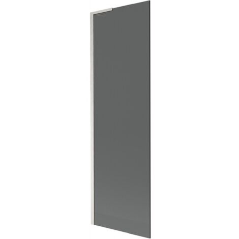 Mexen Next L Badewannenfaltwand 1-flügelig 60 x 150 cm, Graphit, gebürsteter Nickel - 895-060-000-03-40-97