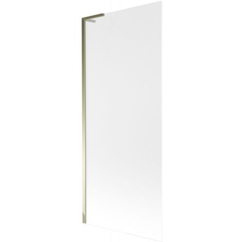 Mexen Next L Badewannenfaltwand 1-flügelig 80 x 150 cm, matt, gold - 895-080-000-03-30-50