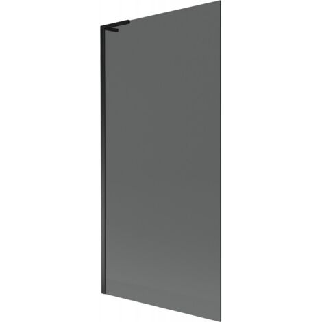 Mexen Next L Badewannenfaltwand 1-flügelig 90 x 150 cm, graphit, schwarz - 895-090-000-03-40-70