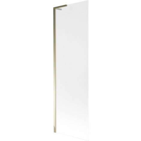 Mexen Next L mampara de ba帽era de 1 hoja 60 x 150 cm, escarcha, dorado - 895-060-000-03-30-50