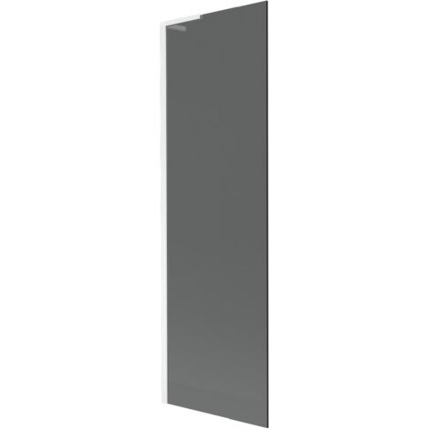 Mexen Next L mampara de ba帽era de 1 hoja 60 x 150 cm, grafito, blanco - 895-060-000-03-40-20