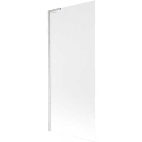 Mexen Next L mampara de ba帽era de 1 hoja 80 x 150 cm, escarcha, n铆quel cepillado - 895-080-000-03-30-97