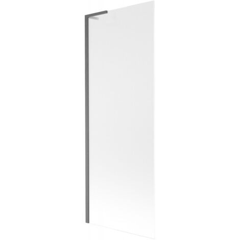 Mexen Next L mampara de ba帽o 1 hoja 70 x 150 cm, escarcha, gris pistola cepillado - 895-070-000-03-30-66