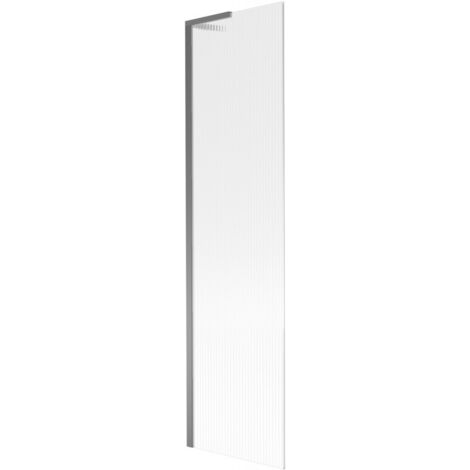 Mexen Next L mampara de ba帽o de 1 hoja 50 x 150 cm, rayas, metalizado gun - 895-050-000-03-09-95
