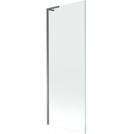 Mexen Next L mampara de ba帽o de 1 hoja 70 x 150 cm, transparente, metal bru帽ido - 895-070-000-03-00-95