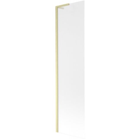 Mexen Next L panel de ba帽era de 1 hoja 50 x 150 cm, escarcha, oro cepillado - 895-050-000-03-30-55