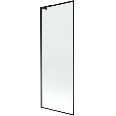 Mexen Next L pannello per vasca da bagno ad anta singola 70 x 150 cm, cornice nera, nero - 895-070-000-03-70-70