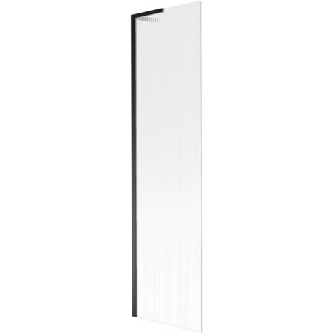 Mexen Next L pantalla de ba帽era 1 hoja 50 x 150 cm, rayas, negro - 895-050-000-03-09-70