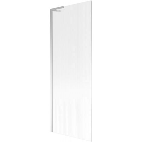 Mexen Next L paratia da vasca da bagno a 1 anta 70 x 150 cm, strisce, cromo - 895-070-000-03-09-01
