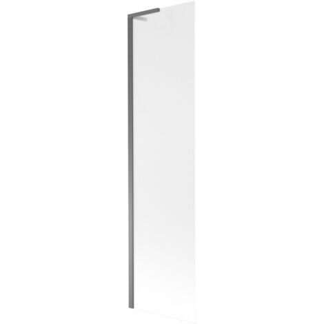 Mexen Next L paratia da vasca da bagno con 1 anta 50 x 150 cm, opaco, gun metal - 895-050-000-03-30-95