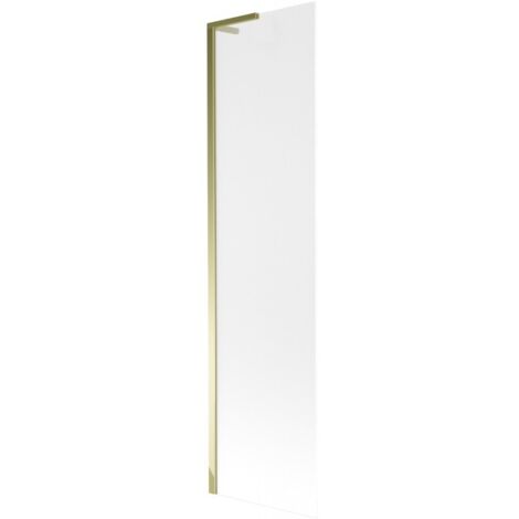 Mexen Next L paratia per vasca da bagno 1 anta 50 x 150 cm, brina, oro - 895-050-000-03-30-50