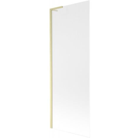 Mexen Next L paratia per vasca da bagno 1 anta 70 x 150 cm, brina, oro spazzolato - 895-070-000-03-30-55