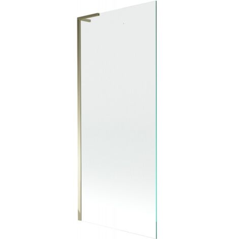 Mexen Next L paratia per vasca da bagno 1-anta 80 x 150 cm, trasparente, dorato - 895-080-000-03-00-50