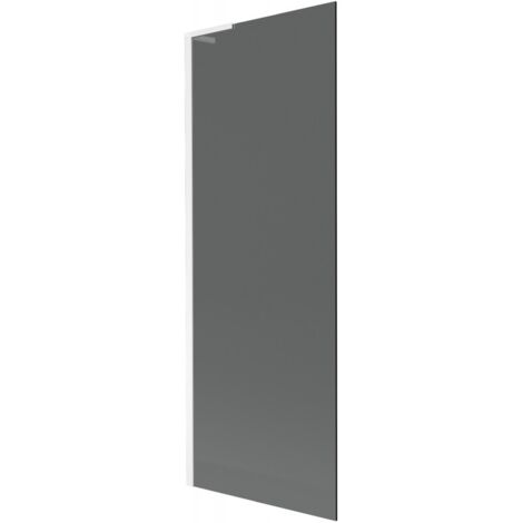 Mexen Next L paratia per vasca da bagno a 1 anta 70 x 150 cm, grafite, bianco - 895-070-000-03-40-20