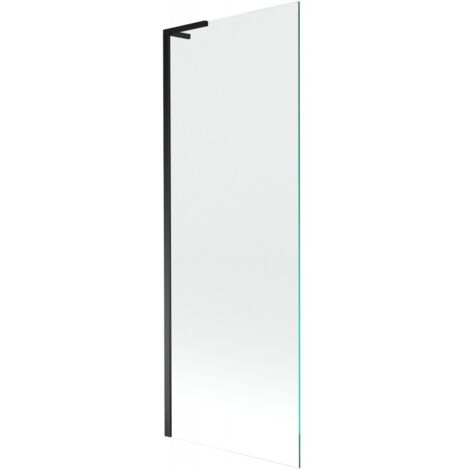 Mexen Next L paratia per vasca da bagno a 1 anta 70 x 150 cm, trasparente, nero - 895-070-000-03-00-70