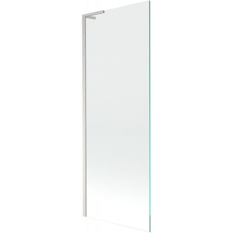 Mexen Next L paratia per vasca da bagno a 1 anta 70 x 150 cm, trasparente, nichel spazzolato - 895-070-000-03-00-97