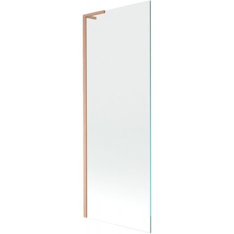 Mexen Next L paratia vasca 1-anta 70 x 150 cm, trasparente, rame spazzolato - 895-070-000-03-00-65