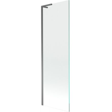 Mexen Next L paroi de baignoire 1 volet 60 x 150 cm, transparent, métal canon - 895-060-000-03-00-95
