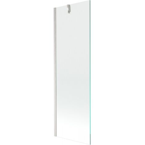 Mexen Next mampara de ba帽era de 1 hoja 60 x 150 cm, transparente, n铆quel cepillado - 895-060-000-00-00-97