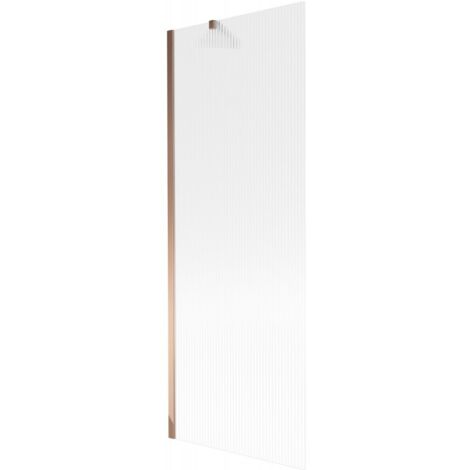 Mexen Next panel de ba帽o con una hoja 70 x 150 cm, rayas, oro rosa - 895-070-000-00-09-60