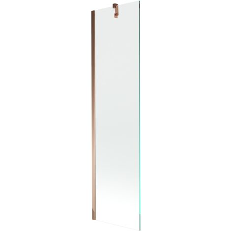 Mexen Next panel de ducha de 1 hoja 50 x 150 cm, transparente, oro rosa - 895-050-000-00-00-60