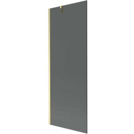 Mexen Next paratia vasca da bagno 1-anta 70 x 150 cm, grafite, oro spazzolato - 895-070-000-00-40-55