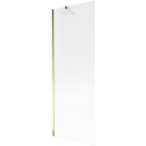 Mexen Next paravento da bagno a 1 anta 70 x 150 cm, striato, dorato - 895-070-000-00-09-50