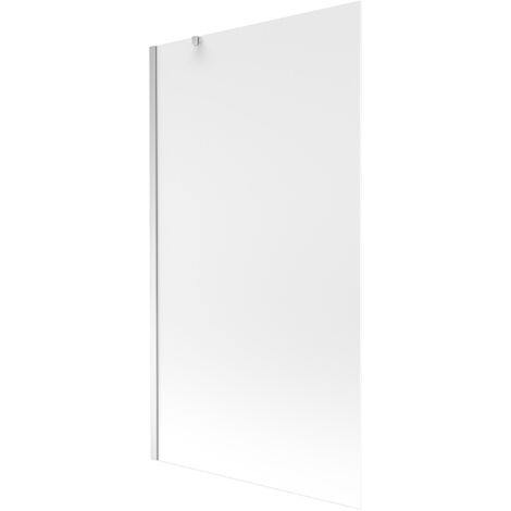Mexen Next paravento da vasca con 1 anta 100 x 150 cm, ghiaccio, cromo - 895-100-000-00-30-01