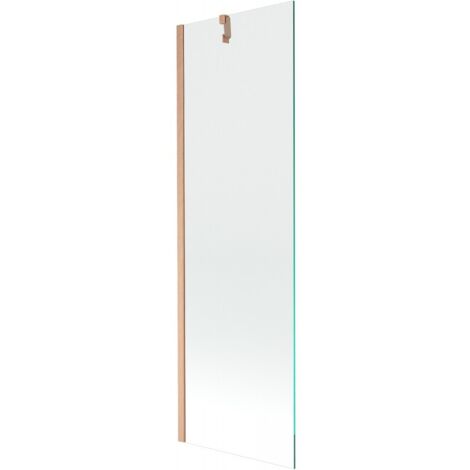 Mexen Next schermo per vasca da bagno a 1 anta 60 x 150 cm, trasparente, rame spazzolato - 895-060-000-00-00-65