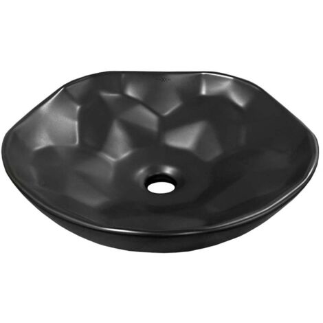 Mexen Nicea lavabo da appoggio 41 x 41 cm, nero opaco - 21754185