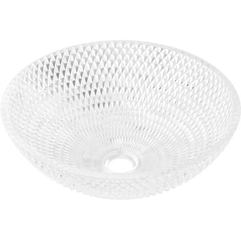 Mexen Olza lavabo à comptoir en verre 42 x 42 cm, transparent - 24094200