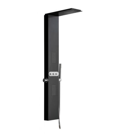 Mexen Omar Duschpaneel, schwarz - 7610-03-70