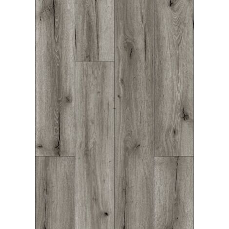 Mexen Ontario échantillon de panneaux vinyles 1240 x 182 mm SPC 6,5 mm, sous-couche IXPE 1,5 mm, 4 V-Fuga, Chêne - F1003-S