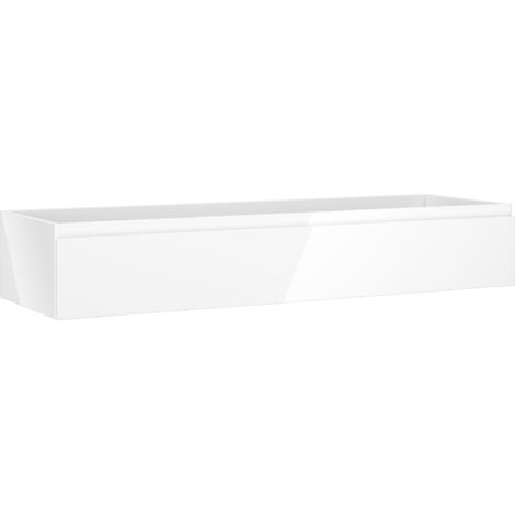 Mexen Orio armario de ba帽o para lavabo 140 cm, 1 caj贸n, blanco brillo - 91A10-14023-1-BF00