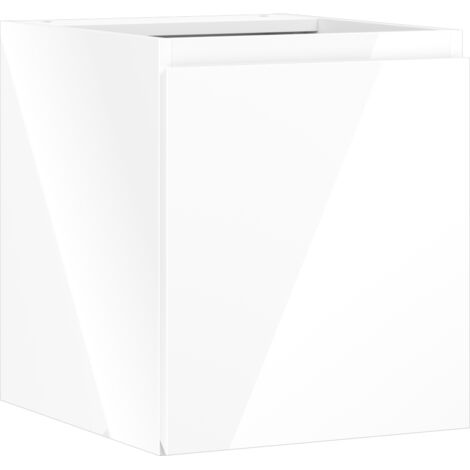 Mexen Orio armario de ba帽o para lavabo 40 cm, 1 puerta, blanco brillo - 91A11-04047-1-BF00