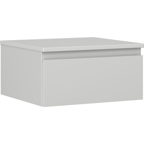 Mexen Orio armoire de salle de bain sous lavabo 50 cm avec plateau, 1 tiroir, gris mat - 91A10-05023-1-BFC62