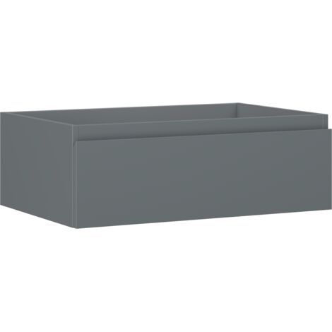 Mexen Orio armoire de salle de bain sous lavabo 70 cm, 1 tiroir, graphite mat - 91A10-07023-1-BF66