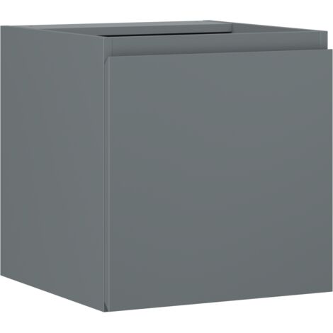 Mexen Orio armoire de salle de bain sous-vasque 45 cm, 1 porte, graphite mat - 91A11-04547-1-BF66