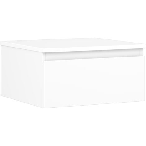 Mexen Orio Badezimmer-Unterschrank 50 cm mit Arbeitsplatte, 1 Schublade, weiß matt - 91A10-05023-1-BFC01