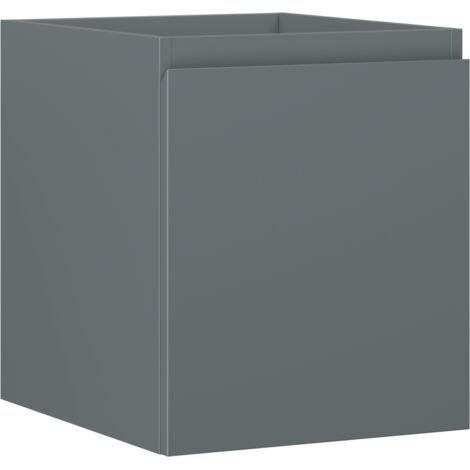 Mexen Orio Badezimmerschrank für Waschbecken 40 cm, 1 Schublade, Graphit matt - 91A10-04047-1-BF66