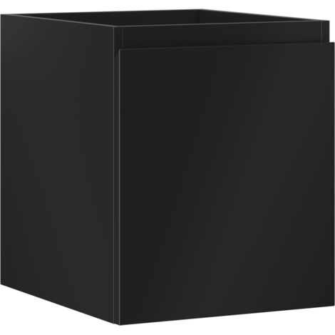 Mexen Orio Badezimmerschrank für Waschtisch 40 cm, 1 Schublade, schwarz matt - 91A10-04047-1-BF71